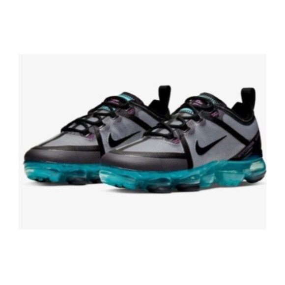 Nike Air VaporMax 2019 GS Athletic Shoes Thunder Gray AJ2616-012 NEW Size 4 - Picture 3 of 7